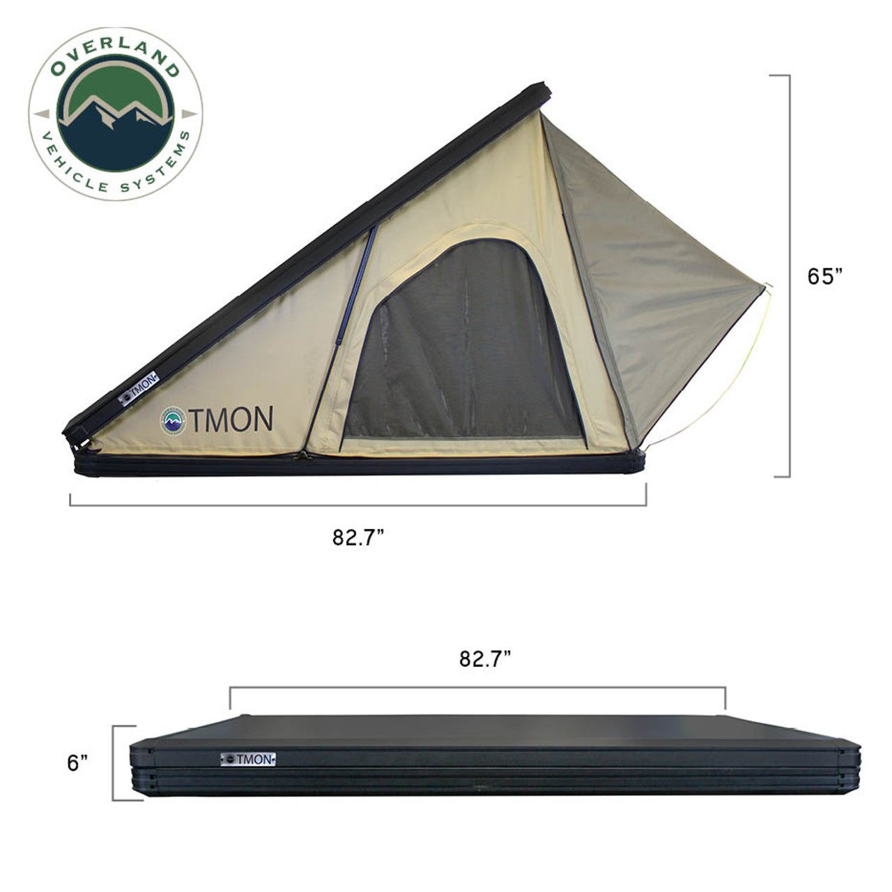LD TMON Clamshell Aluminum Hard Shell Roof Top Tent