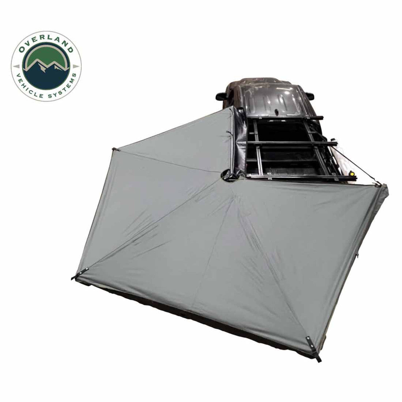 HD Nomadic 270LTE Awning – Driver Side – Dark Gray w/ Black Travel Cover