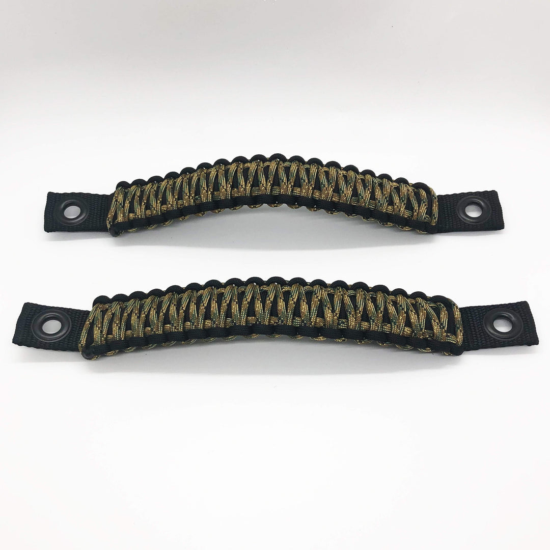 Paracord Grab Handles Bolt-On for Jeep® Wrangler JL, JLU & Gladiator 2018+ Made in USA - 550 Paracord | Bartact®
