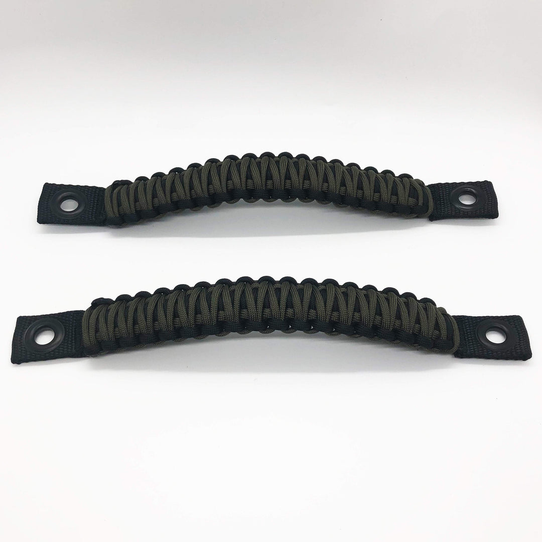 Paracord Grab Handles Bolt-On for Jeep® Wrangler JL, JLU & Gladiator 2018+ Made in USA - 550 Paracord | Bartact®