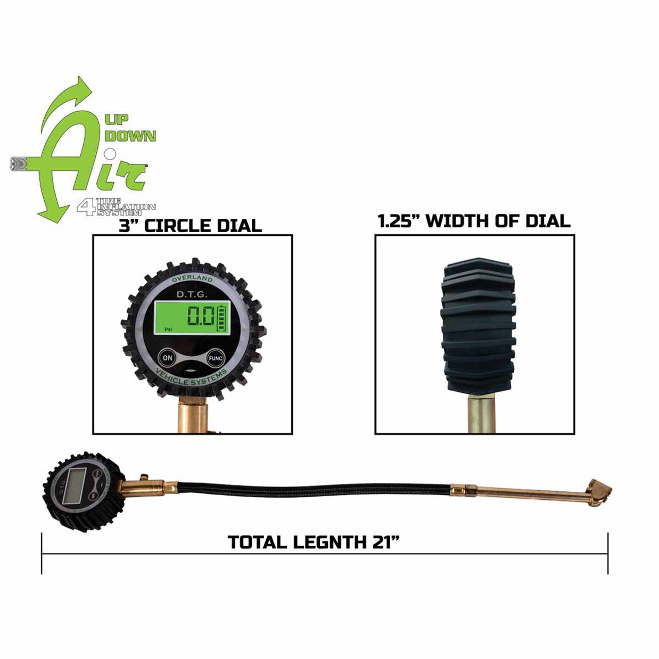 Digital air pressure gauge