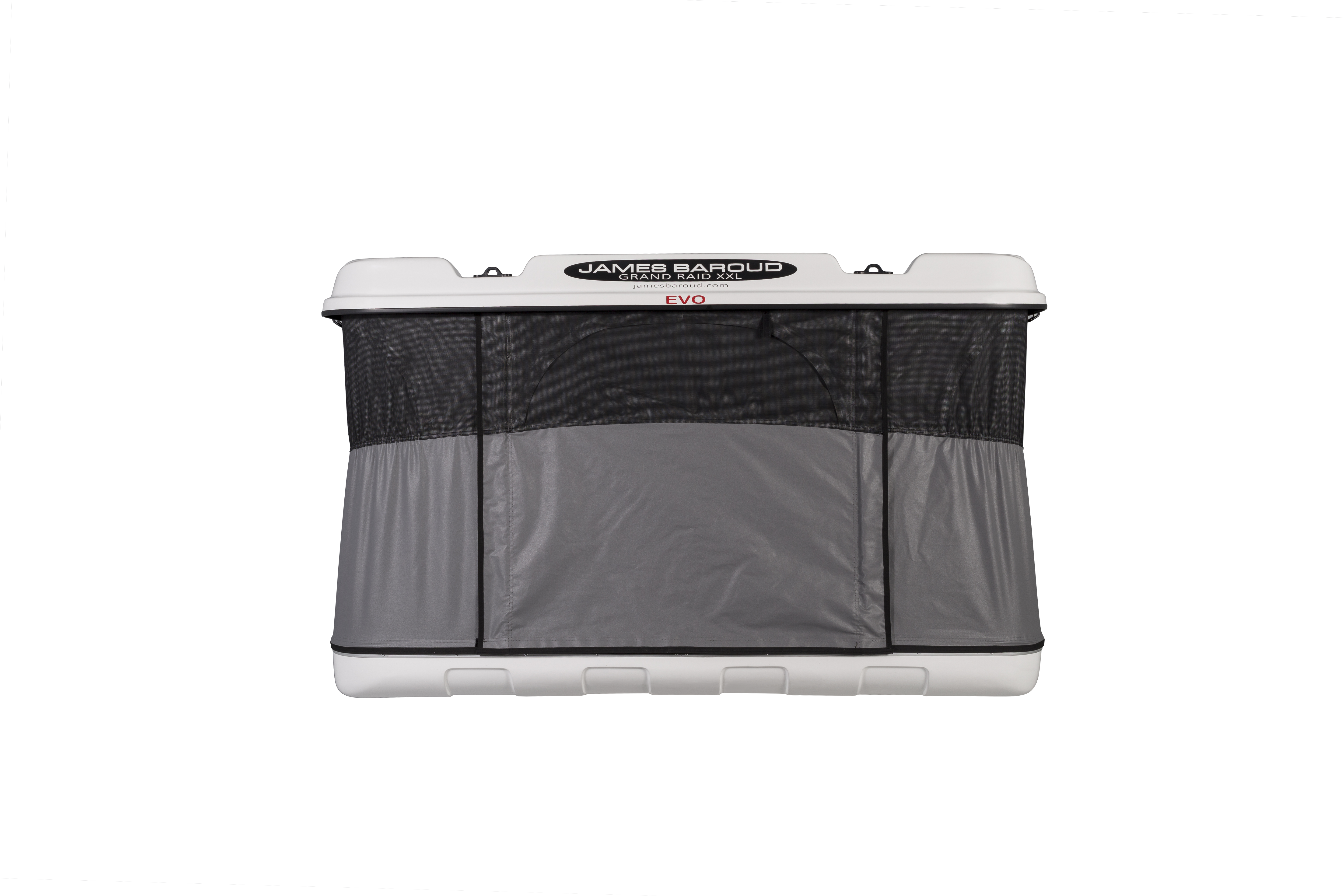 James baroud grand raid rooftop tent in white
