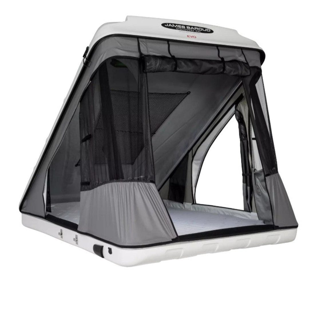 James Baroud Discovery roof top tent in white