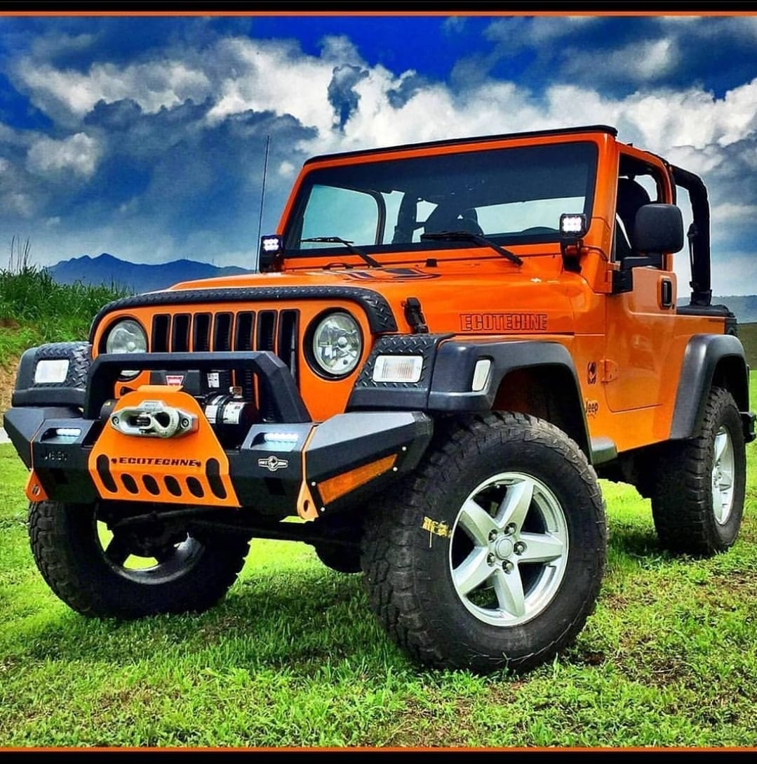ECOTCHNE Winch-Ready Front Bumper for Jeep Wrangler TJ (All Models)