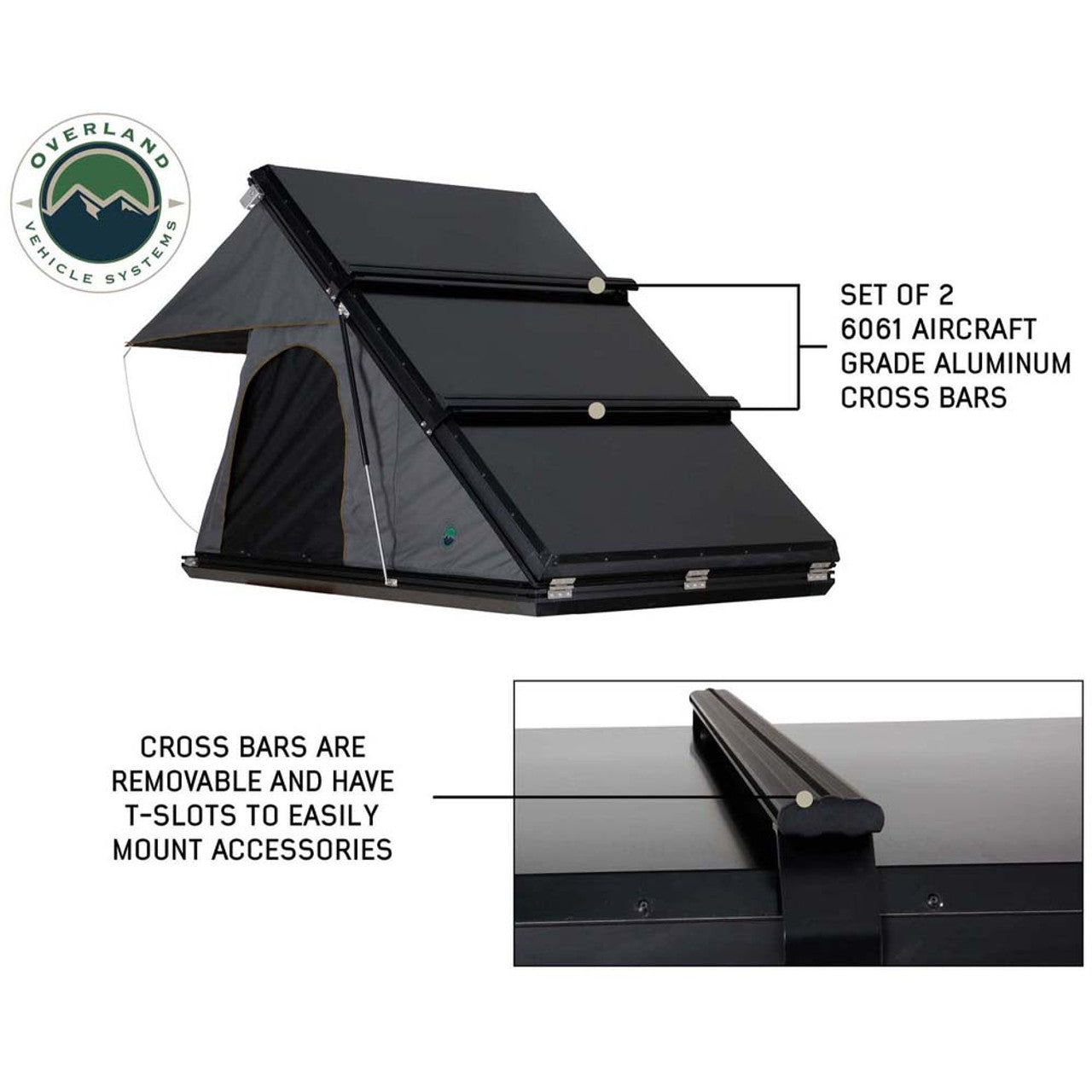 HD Mamba III Clam Shell Aluminum Hard Shell Roof Top Tent