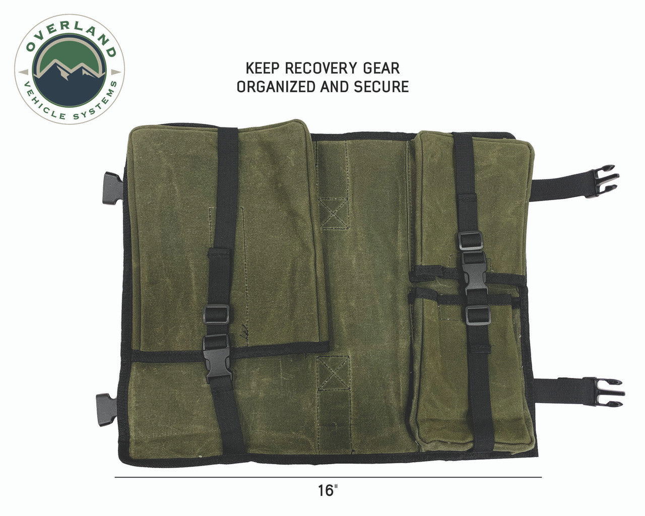 Rolled Socket Organizer Storage Bag – #16 Waxed Canvas