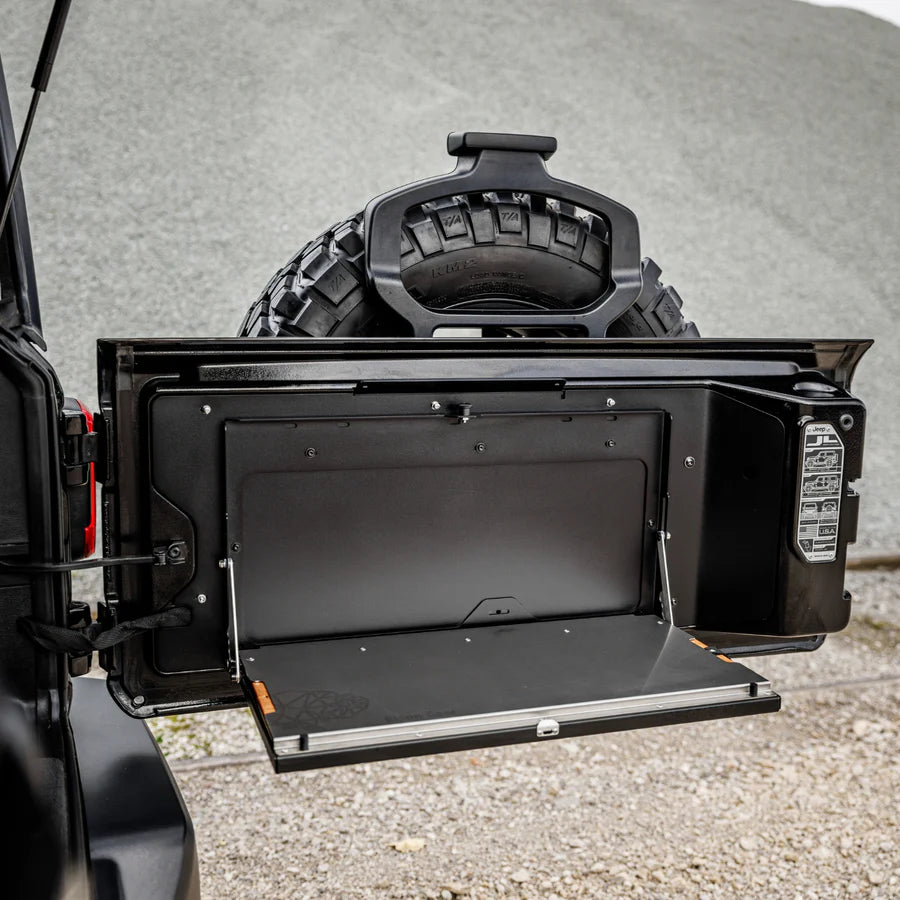 Drop-Down Tailgate Table for Jeep Wrangler
