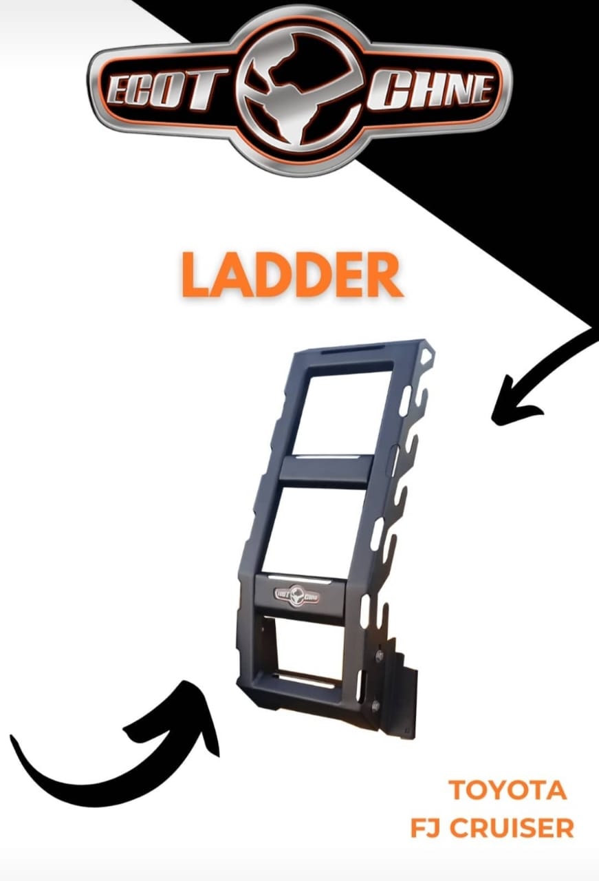 ECOTCHNE Rear Access Ladder for Toyota FJ Cruiser (2006-2024)