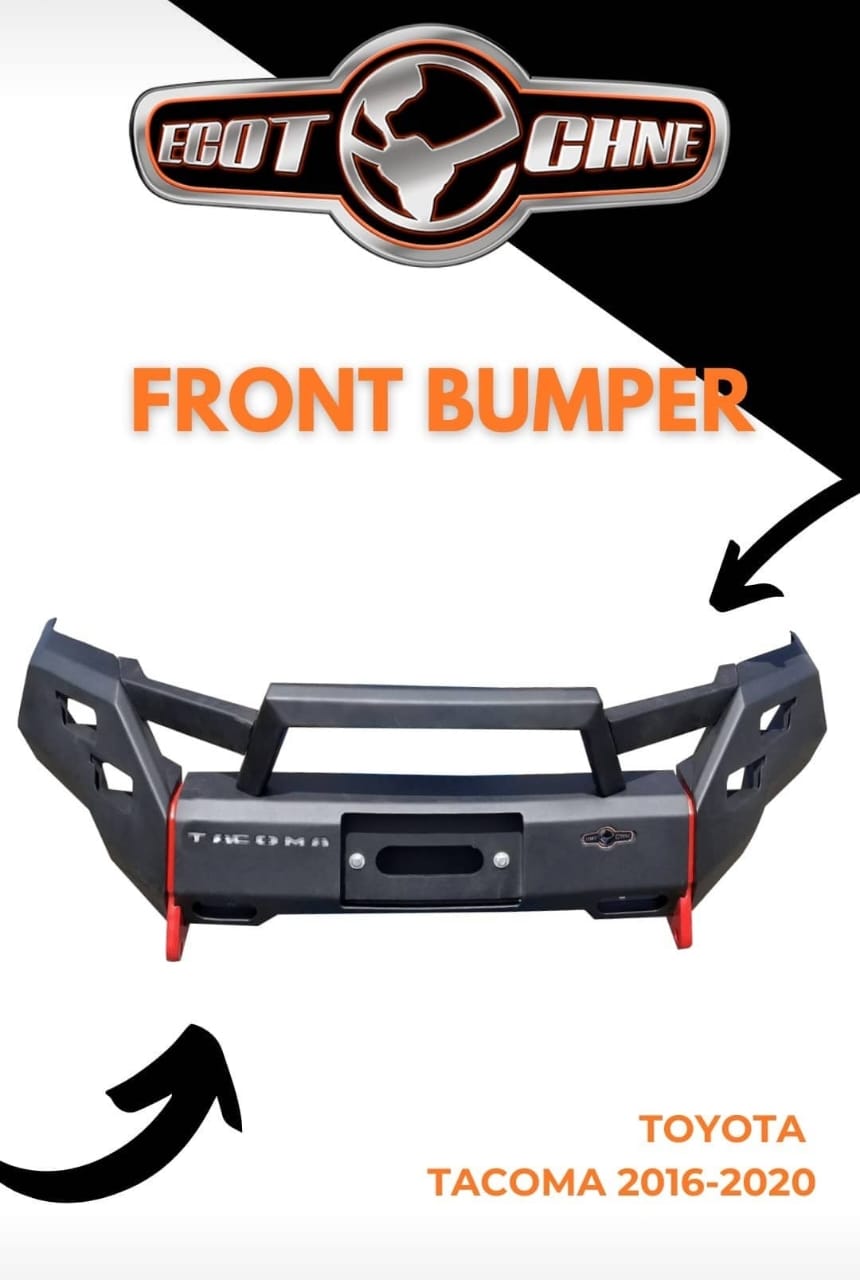 ECOTCHNE Heavy-Duty Front Bumper for Toyota Tacoma (2016-2020)