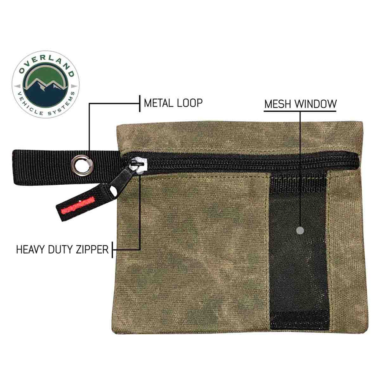 Small Size 3-Bag Set of Storage Bags (#12 Waxed Canvas)