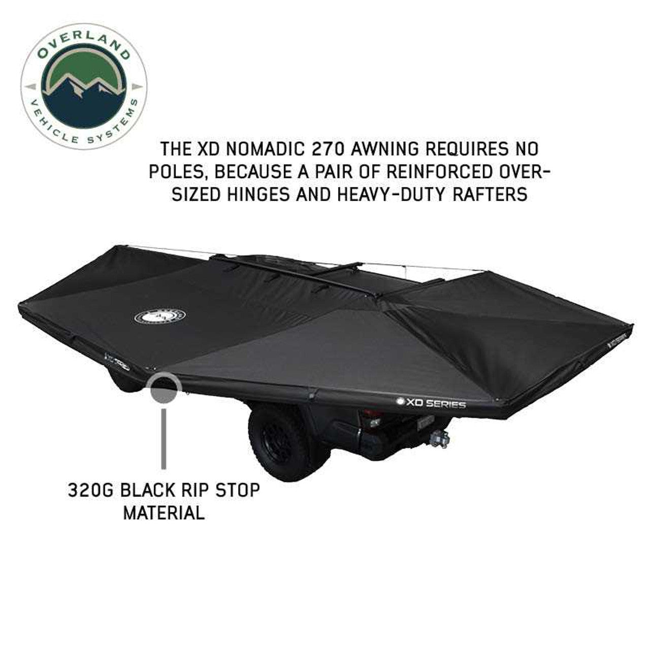 XD Nomadic 270 Degree Awning & Wall Kit Combo