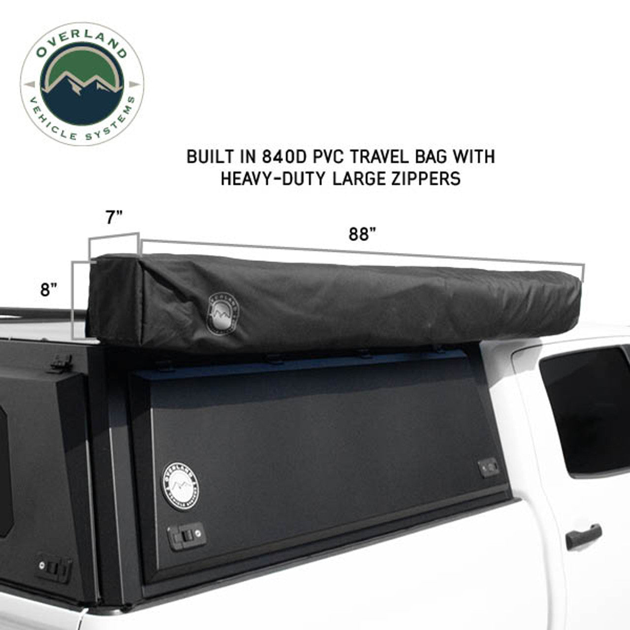 XD Nomadic 270° Awning w/ Lights & Blackout Grey Hex Fabric