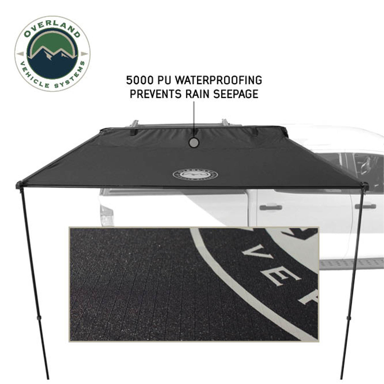 XD Nomadic Self-Deploying 90° Awning w/ Lights & Blackout Fabric