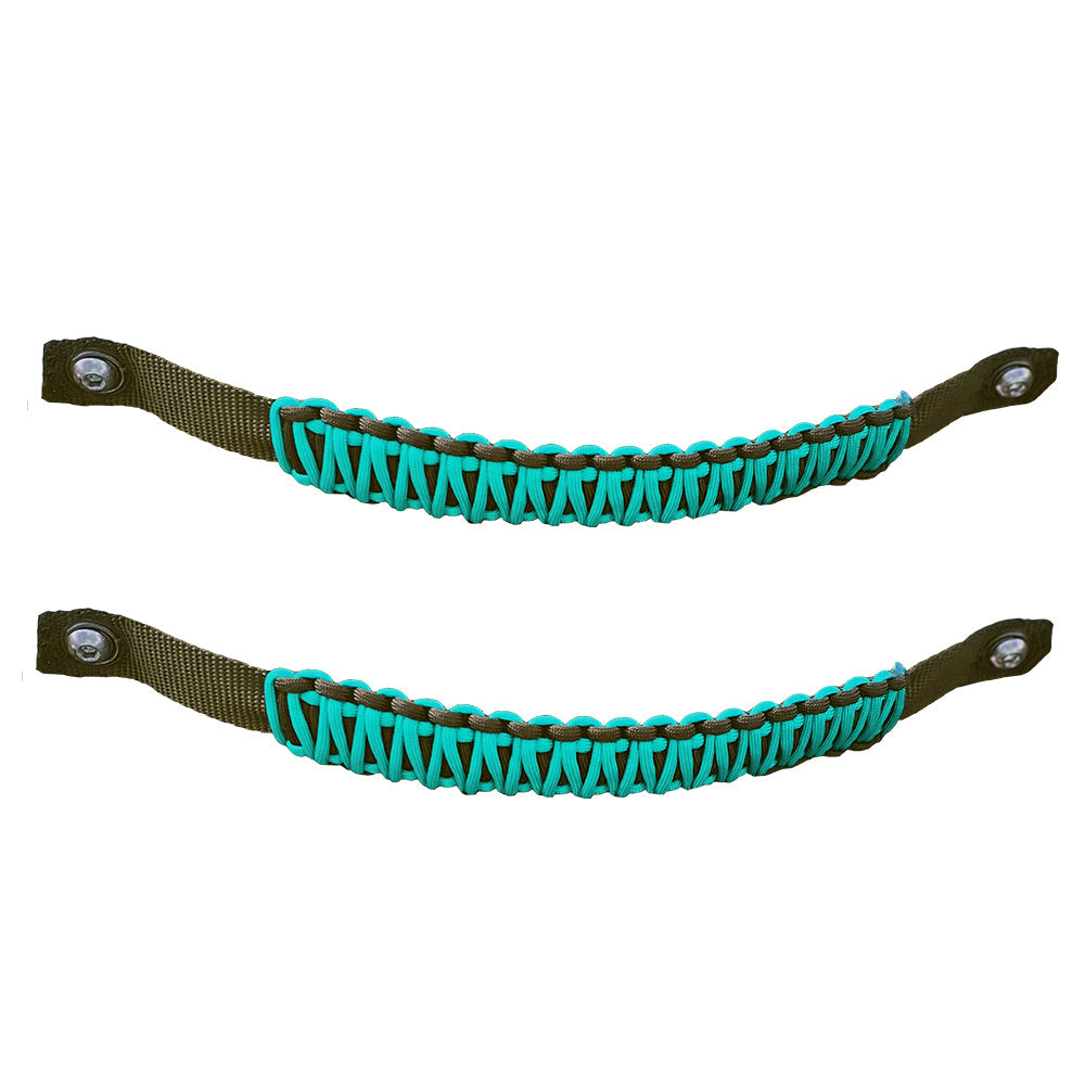 Paracord Grab Handles Bolt-On for Jeep® Wrangler JL, JLU & Gladiator 2018+ Made in USA - 550 Paracord | Bartact®