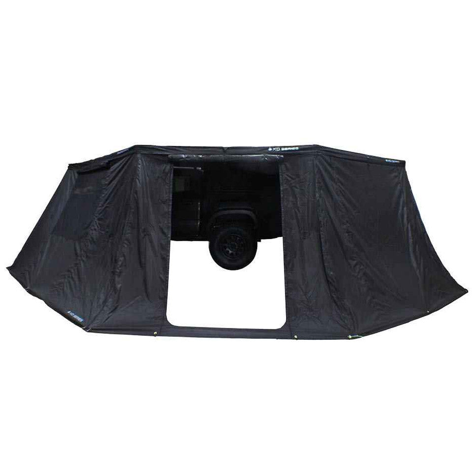 XD Nomadic 180 Awning Wall with Windows – Black