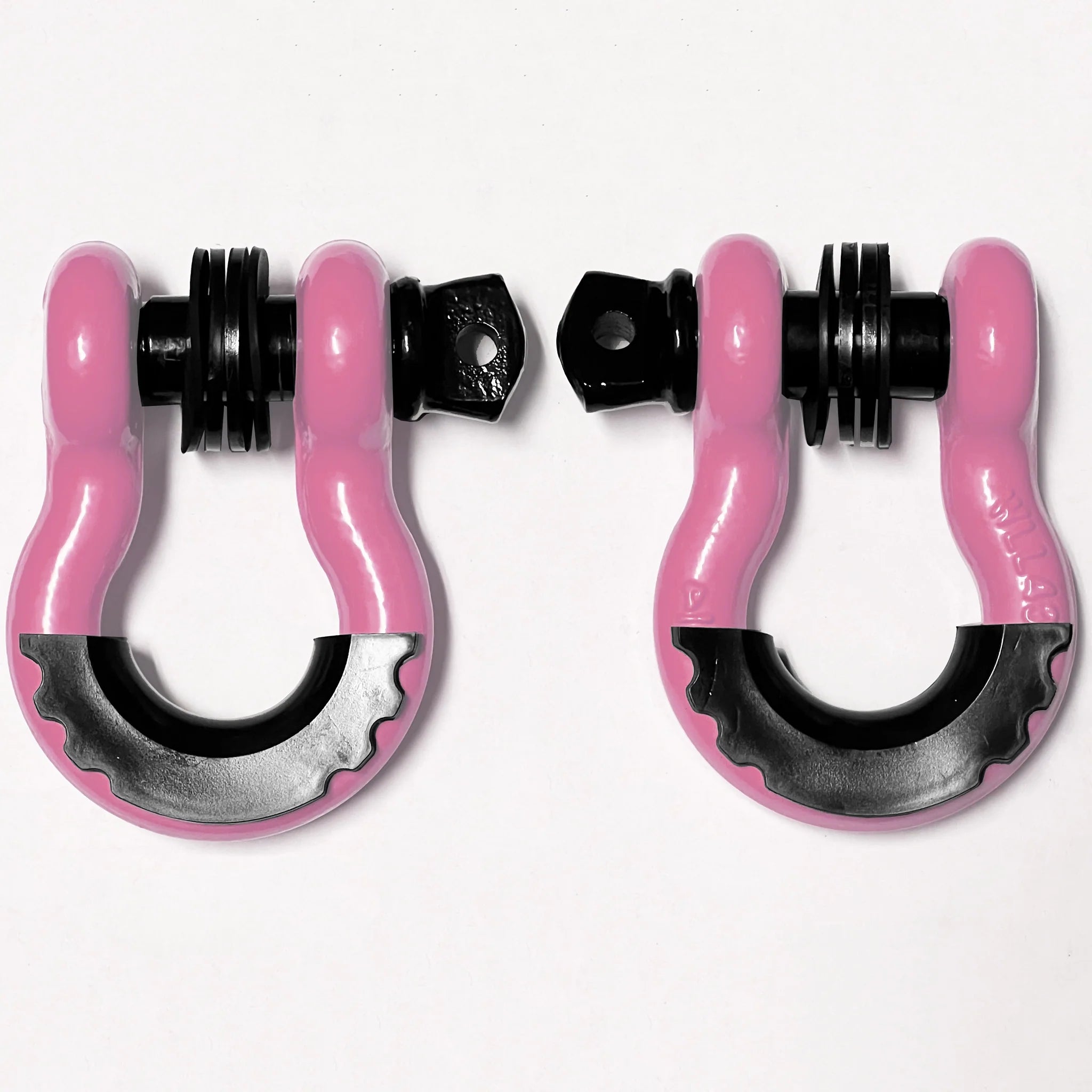 Bull Strap 3/4" HEAVY DUTY 8T D-Ring Shackles Kit w/ Isolators & Washers - qty 2
