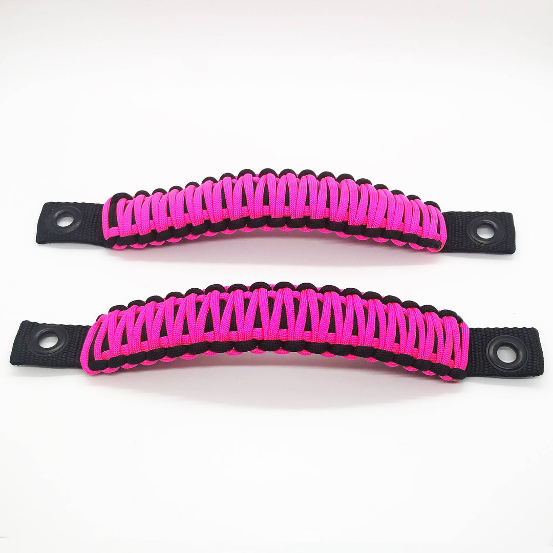 Paracord Grab Handles Bolt-On for Jeep® Wrangler JL, JLU & Gladiator 2018+ Made in USA - 550 Paracord | Bartact®