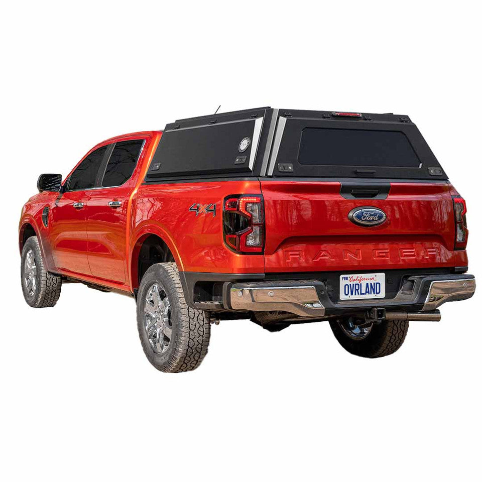 Expedition Truck Cap with Full Wing Doors, Front & Rear Window & 3RD Brake Light