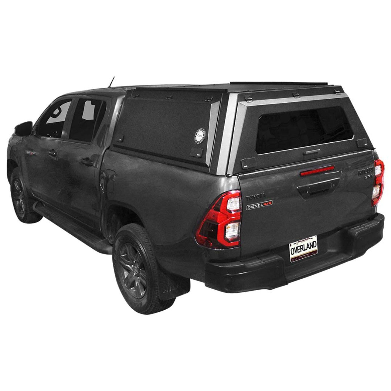 Expedition Truck Cap with Full Wing Doors, Front & Rear Window & 3RD Brake Light