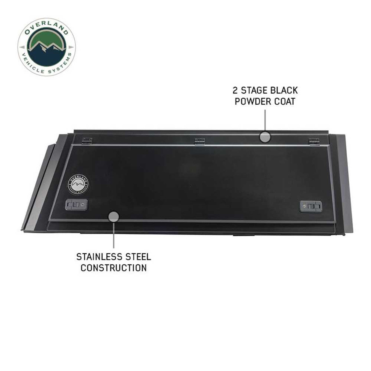 Expedition Truck Cap with Full Wing Doors, Front & Rear Window & 3RD Brake Light