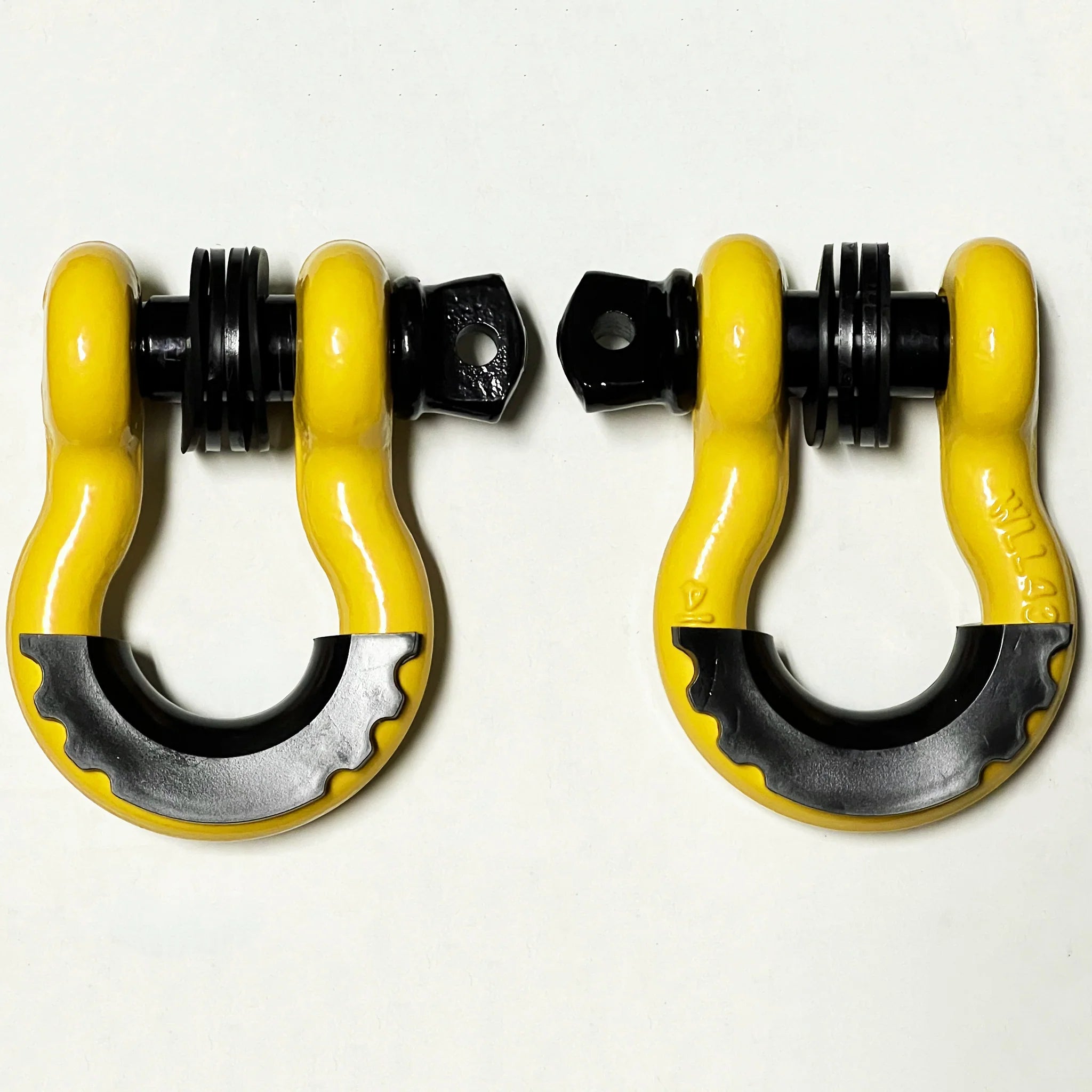 Bull Strap 3/4" HEAVY DUTY 8T D-Ring Shackles Kit w/ Isolators & Washers - qty 2