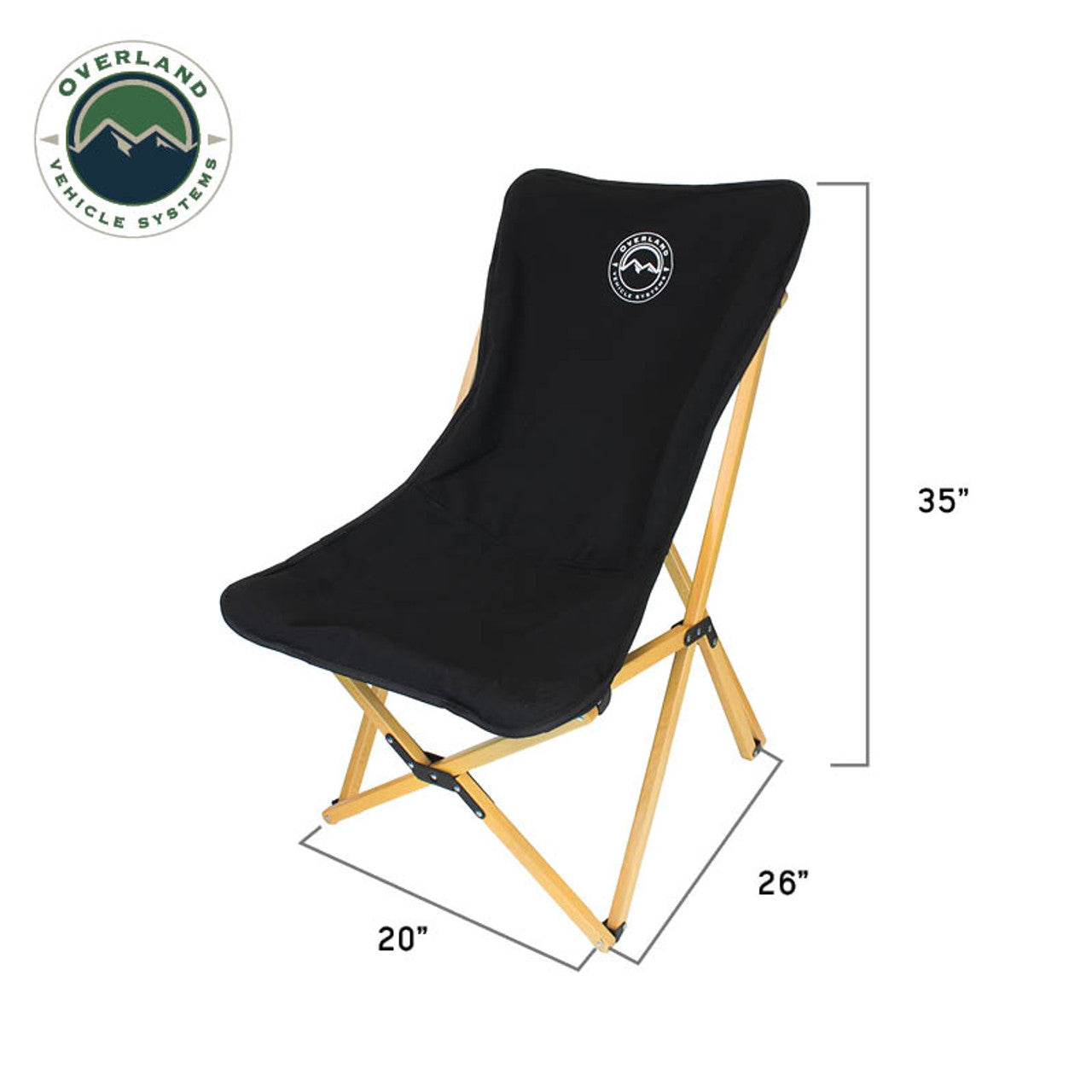 Kick It Wooden Camp Chair