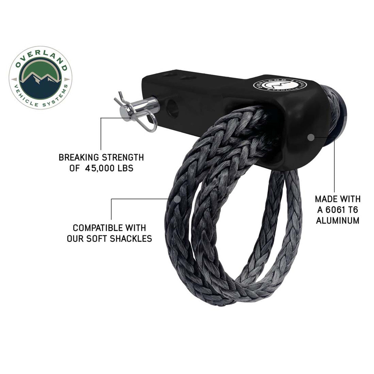 Aluminum Receiver Hitch Mount – 45,000 LB