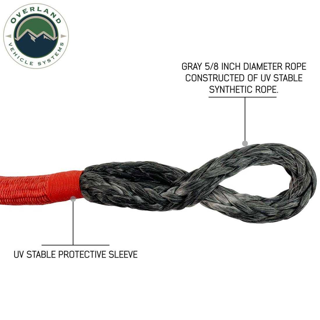 Soft Shackle 5/8" x 23" – 44,500 LB with Storage Bag