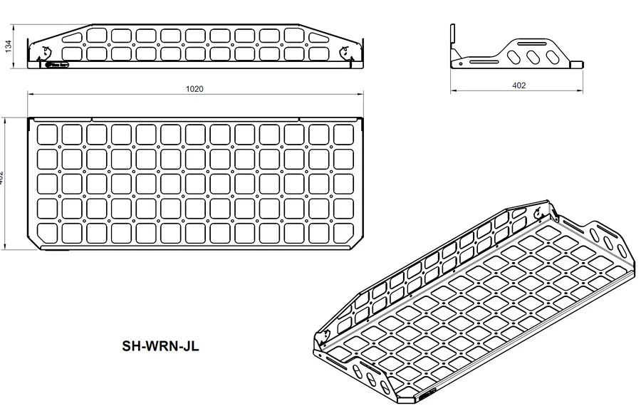 Roof Shelf – Jeep Wrangler