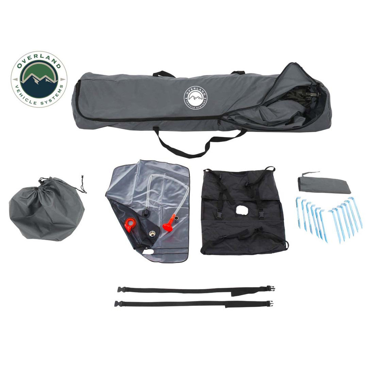 Portable Privacy Room with Shower, Retractable Floor & Amenity Pouches