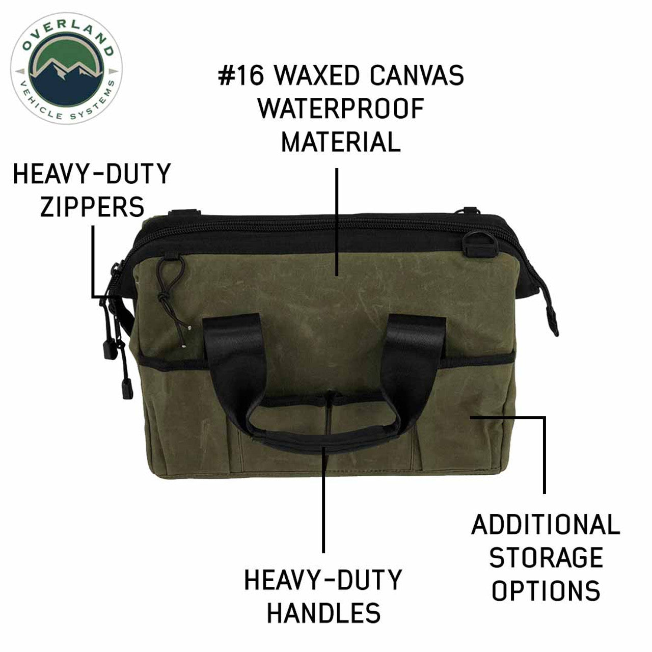 All Purpose Tool Storage Bag – #16 Waxed Canvas