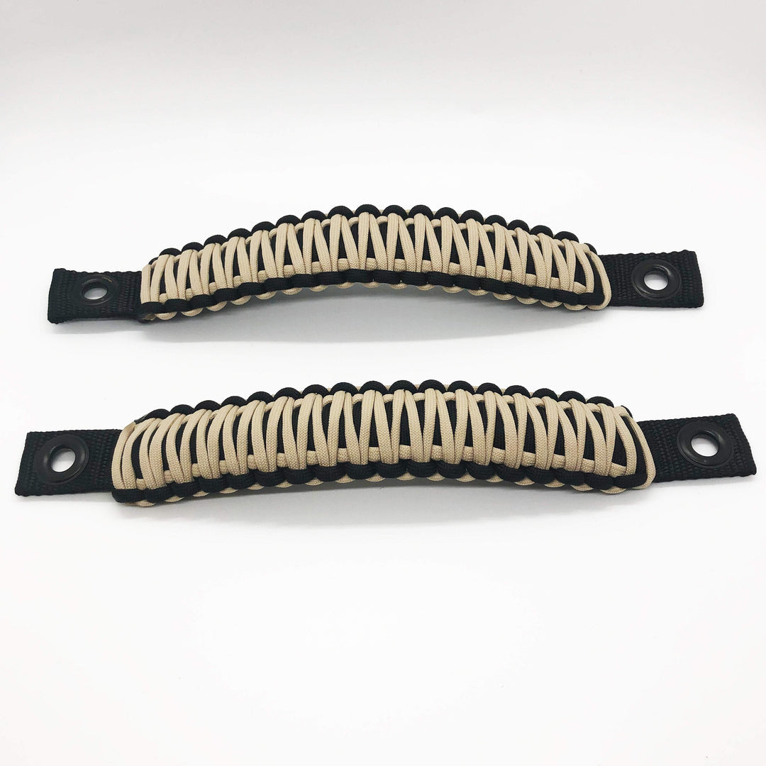 Paracord Grab Handles Bolt-On for Jeep® Wrangler JL, JLU & Gladiator 2018+ Made in USA - 550 Paracord | Bartact®