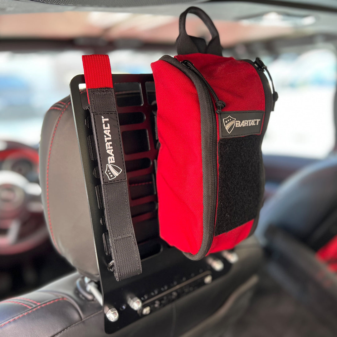 MOLLE Panel for Adjustable Head Rests V2 | Bartact | Patent Pending