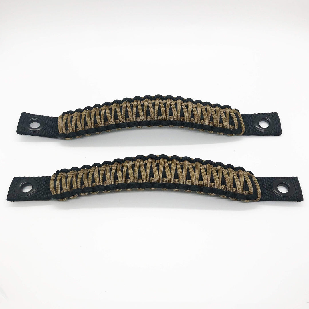 Paracord Grab Handles Bolt-On for Jeep® Wrangler JL, JLU & Gladiator 2018+ Made in USA - 550 Paracord | Bartact®