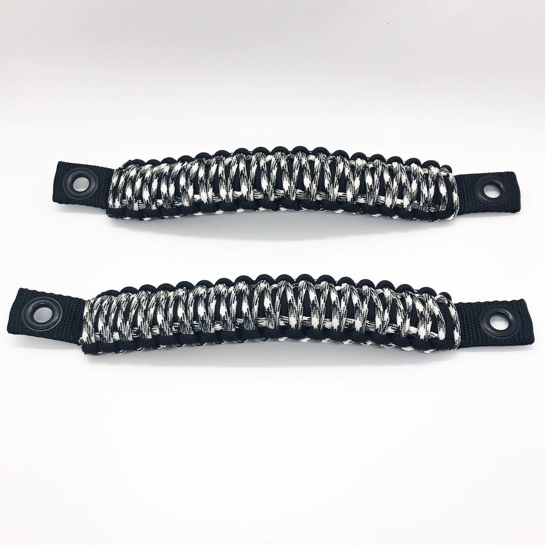 Paracord Grab Handles Bolt-On for Jeep® Wrangler JL, JLU & Gladiator 2018+ Made in USA - 550 Paracord | Bartact®
