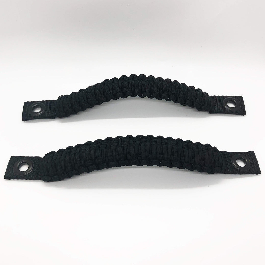 Paracord Grab Handles Bolt-On for Jeep® Wrangler JL, JLU & Gladiator 2018+ Made in USA - 550 Paracord | Bartact®