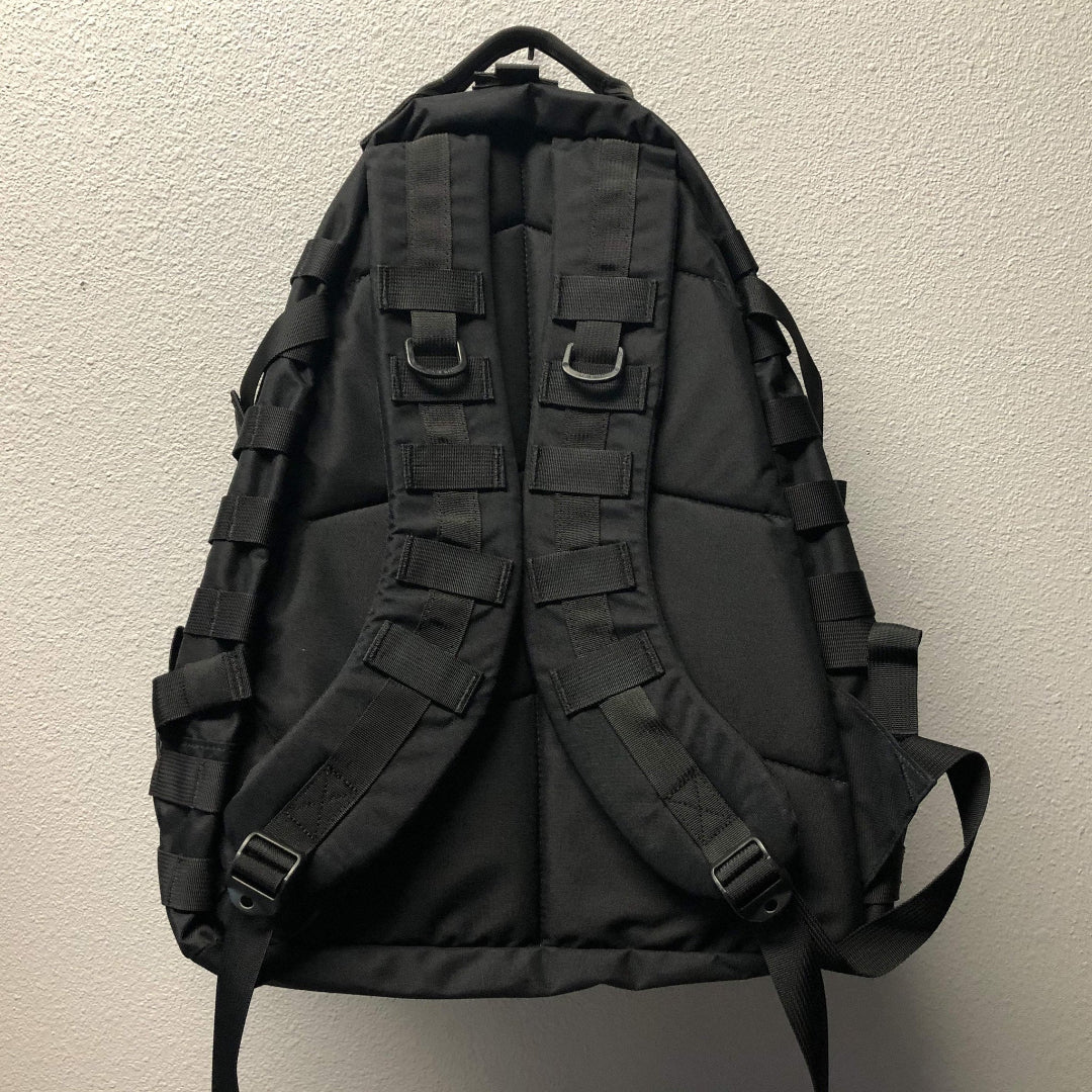 Black tactical backpack 