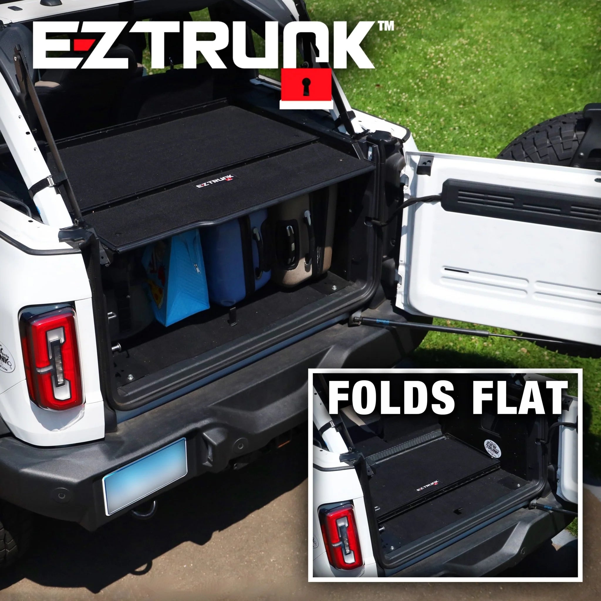 EZ4X4 Extreme Trunk Foldable Storage System for 2021+Bronco (4 Door)