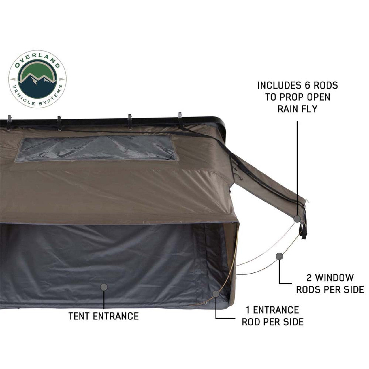 HD Bushveld II Cantilever Hard Shell Roof Top Tent