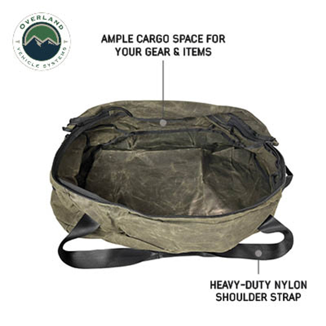 Large Duffle Bag – #16 Waxed Canvas