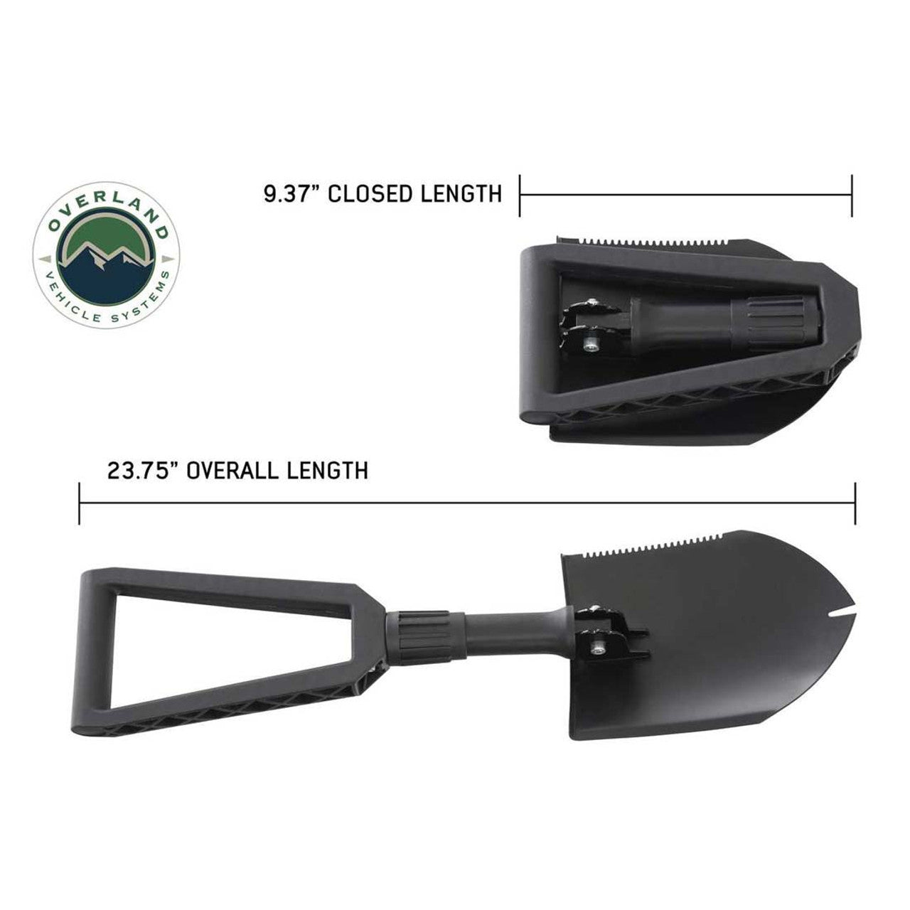 Multi-Functional Military Style Utility Shovel with Nylon Carrying Case