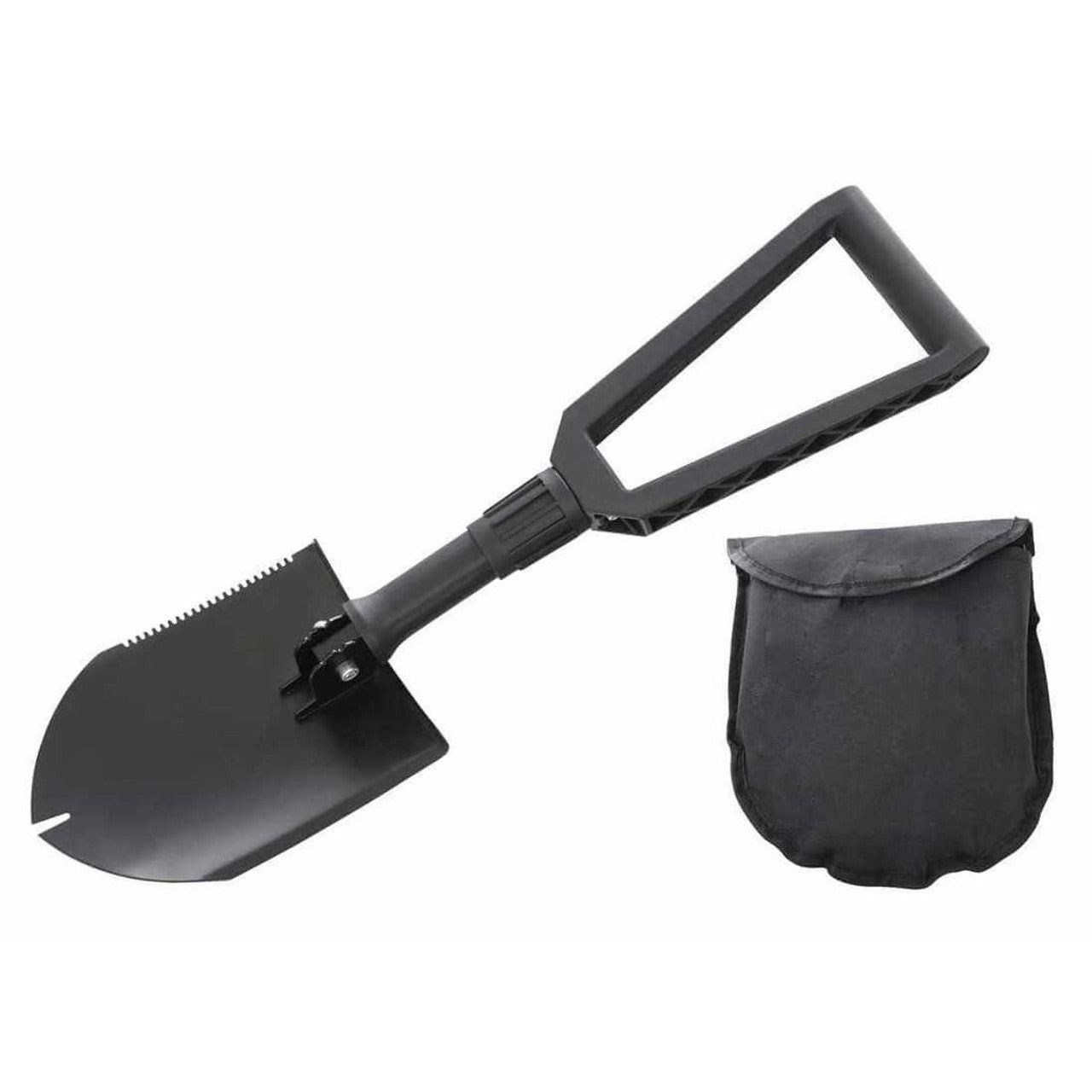 Multi-Functional Military Style Utility Shovel with Nylon Carrying Case