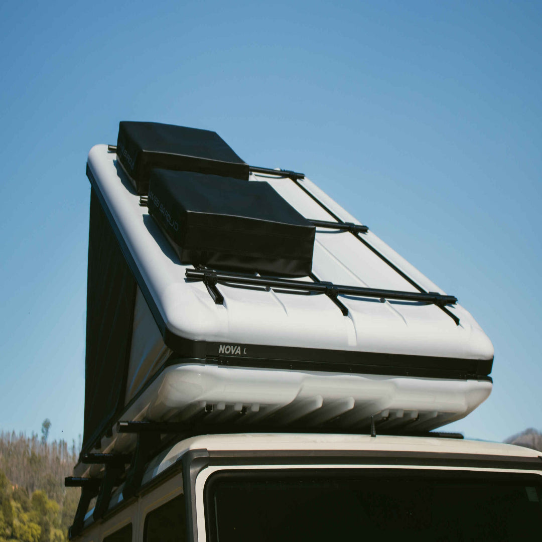 nova rooftop tent in white 