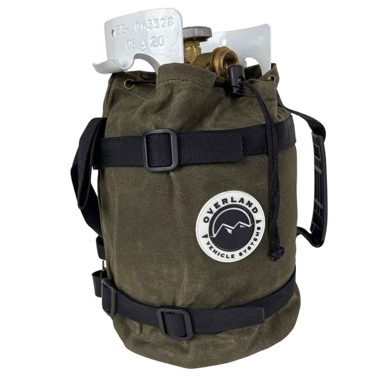 Propane Bag with Handle &amp; Straps – #16 Waxed Canvas