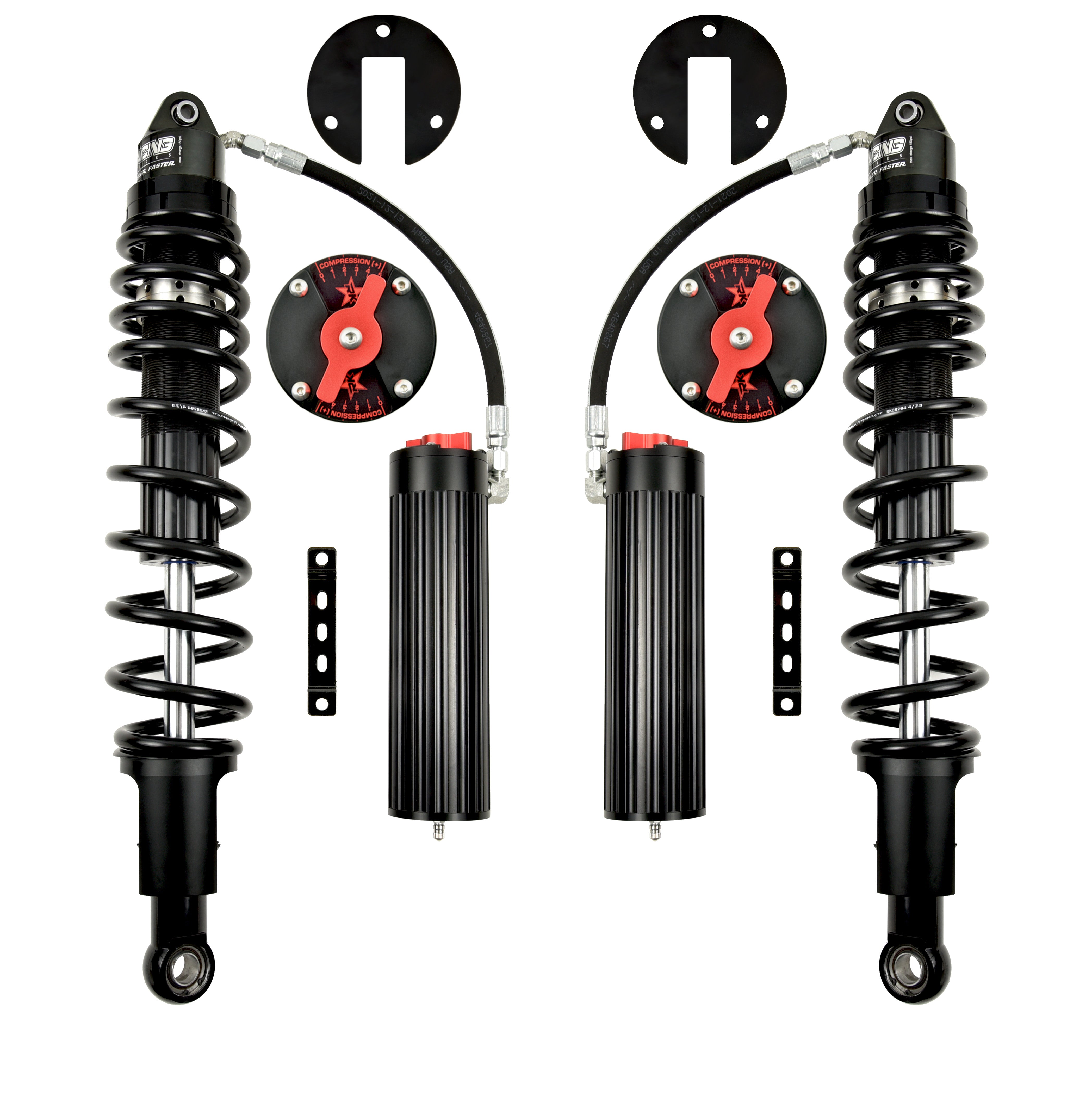 Bronco Stage 2 Rear Coil Overs w/ FAST Adjuster – 2"-3" Lift for 6th Gen Broncos