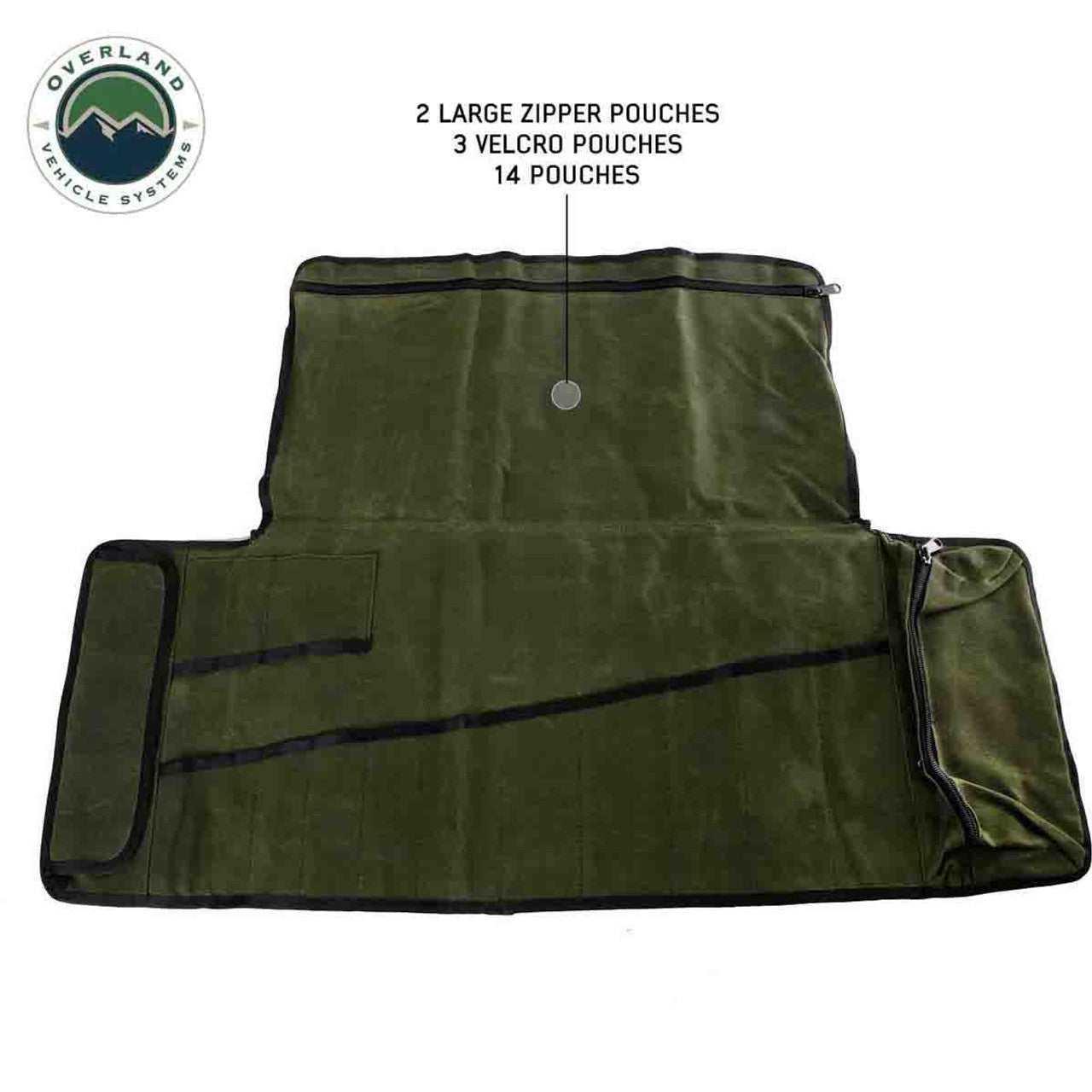 Rolled General Tool Storage Bag – #16 Waxed Canvas