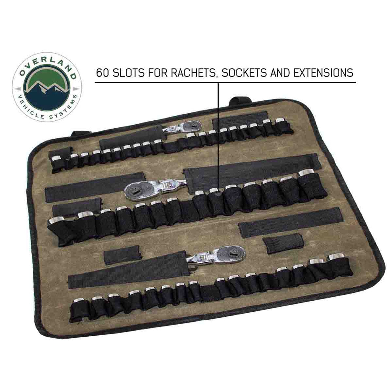 Rolled Socket Organizer Storage Bag – #16 Waxed Canvas