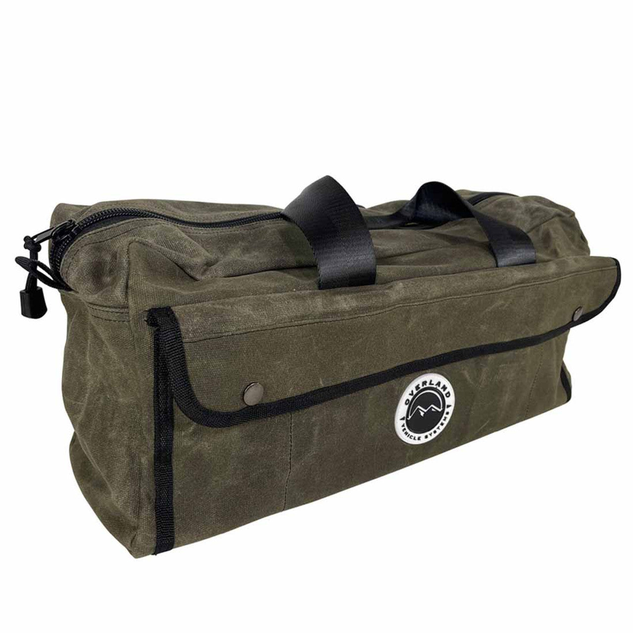 Small Duffle Bag With Handle & Straps- #16 Waxed Canvas Storage