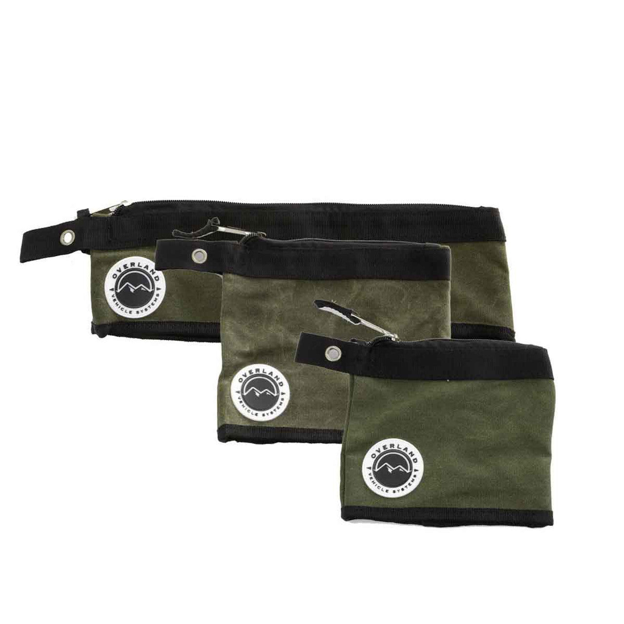 Small/Medium Waxed Canvas 3 Bag Set