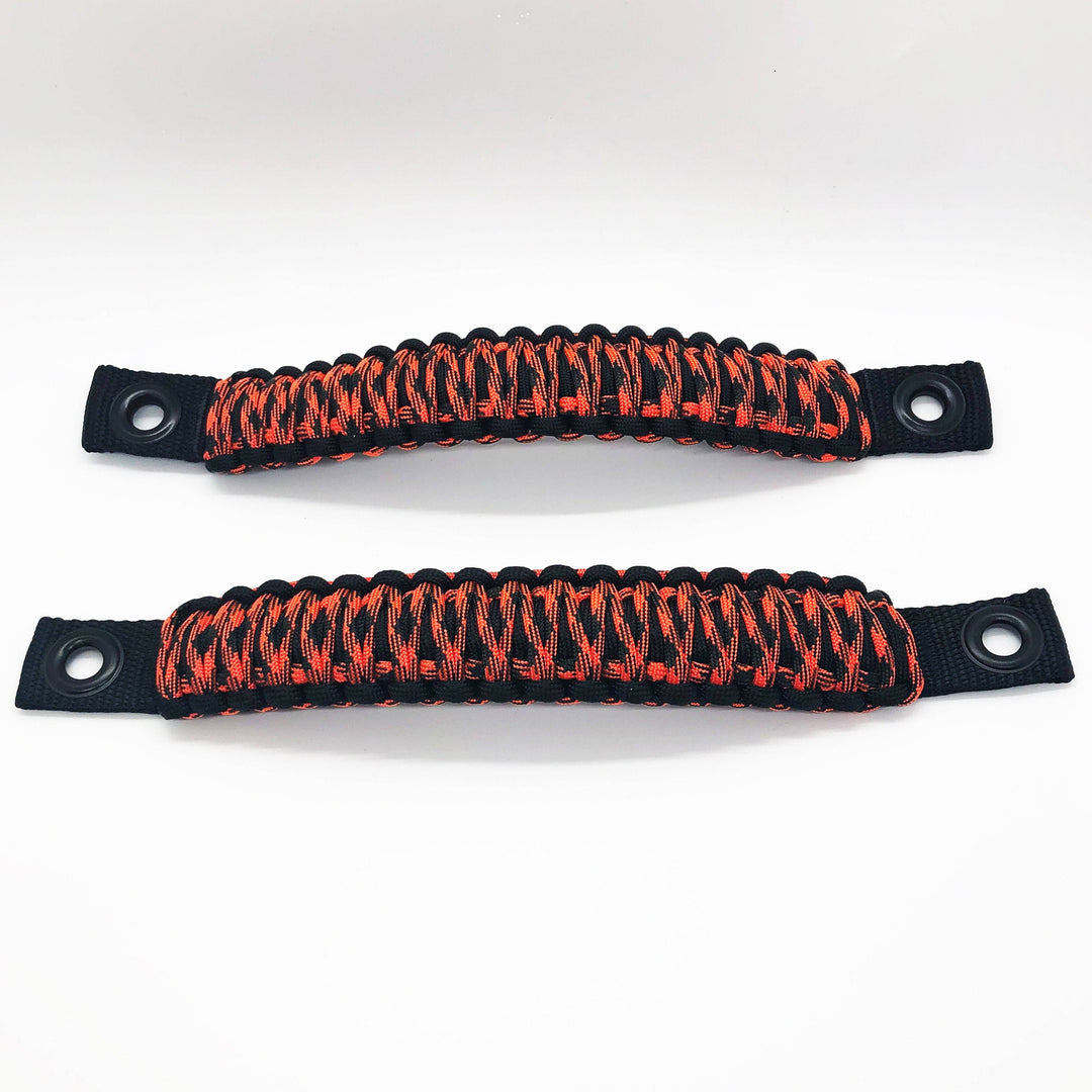 Paracord Grab Handles Bolt-On for Jeep® Wrangler JL, JLU & Gladiator 2018+ Made in USA - 550 Paracord | Bartact®